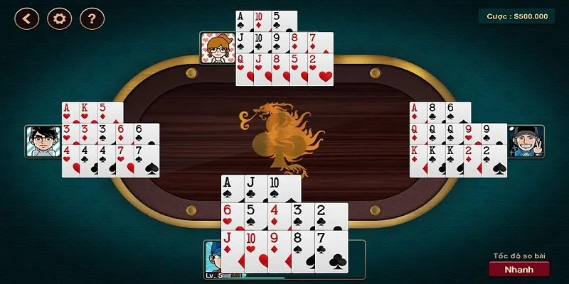 Tứ quý là vũ khí giúp bạn ghi điểm nhiều trong game bài Mậu Binh