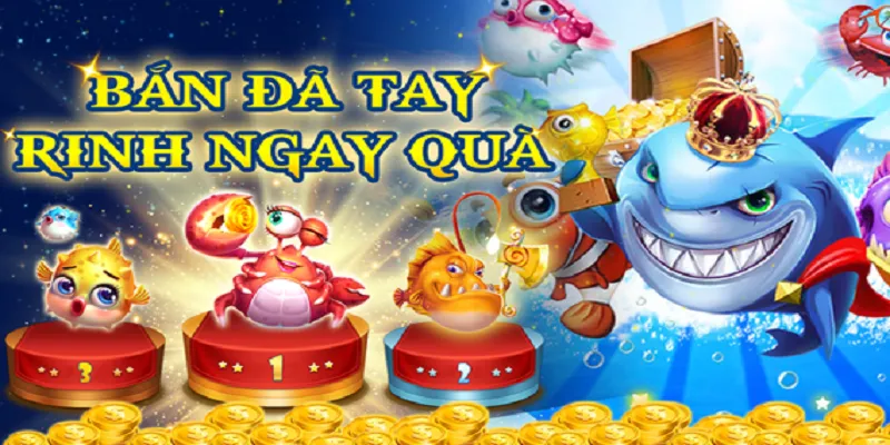 Giao diện sinh động của vua bắn cá 3D